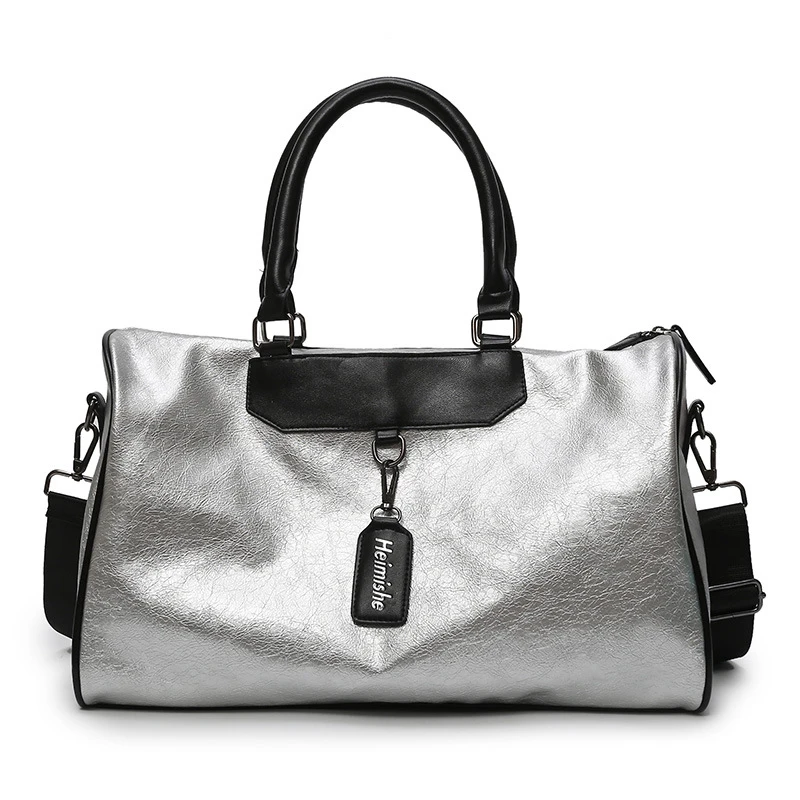 Новая модная женская дорожная сумка, вместительная мужская сумка для багажа, дорожная сумка из искусственной кожи, водонепроницаемая