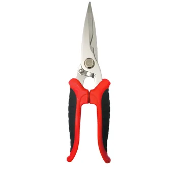 

7" electronic scissors Multifunctional stainless steel shears white iron shears ceiling shears electrical wire cable cutter