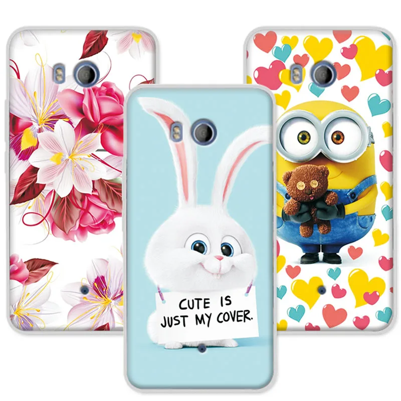

Cute Cartoon Soft TPU Case Coque For HTC U11 5.5" Colorful Mermaid Funda For HTC U11 U 11 Dual Sim Capa
