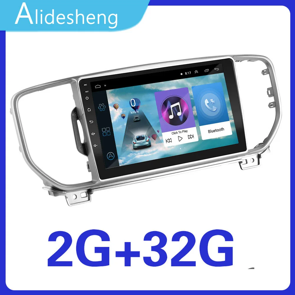 2G+ 32G 2.5D 2Din Android 8,1 GO Автомобильный мультимедийный dvd-плеер gps для KIA Sportage 4 KX5 navigatio Wi-Fi, BT - Цвет: ZS-KIA-kx5-2G