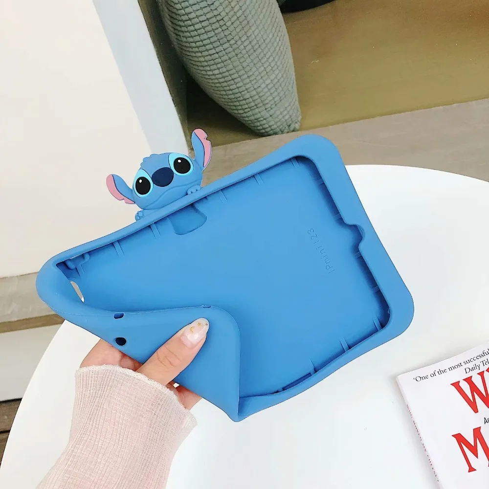 

Silicone Case For New 2019 iPad mini 5 Foam Shockproof Hand-held Stand Kids Tablet Cover For iPad mini 1 / 2 / 3 / 4 Case +pen