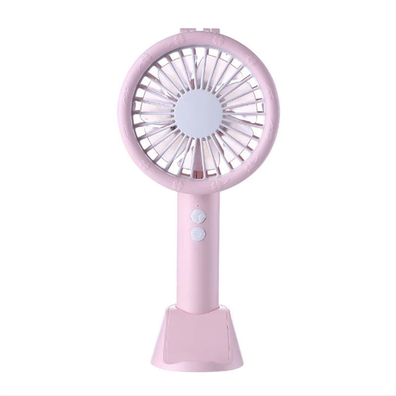 

Usb Charging Handheld Creative Colorful Table Lamp Fan Desktop Mobile Phone Bracket Fan Table Lamp Fan For Home Office Best Gi