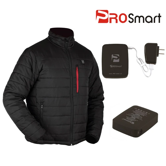 Battery Heated Clothing >> Prosmart Men S Black Winter Battery Heated Down Jacket Heated Coat 3 Battery Heated Clothing >> Prosmart Men S Black Winter Battery Heated Down Jacket Heated Coat 3