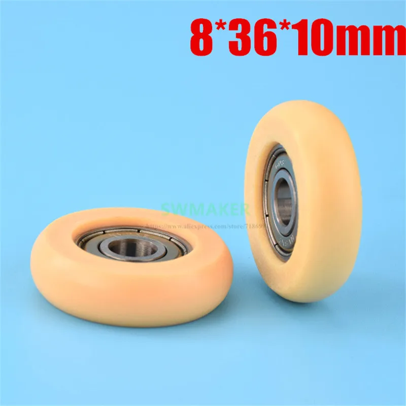 Пластиковый ролик для подшипников M8 608ZZ 1 шт. 8*36*10 мм M6 * 36*10 нейлоновый