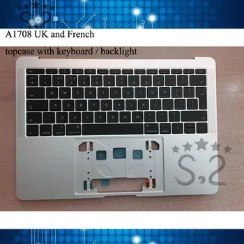 

A1708 French Top case Assembly for MacBook Pro 13" A1708 UK Keyboard Backlight