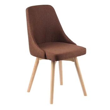 

Nordic home chair solid wood chair modern simple casual dining chair cloth arts cafe talk back book table and chairs
