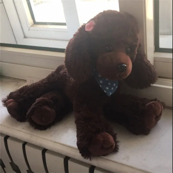 Cute Dog plush toys Poodle Bichon Frise puppy stuffed warm animal toys - Buyer's Show 9