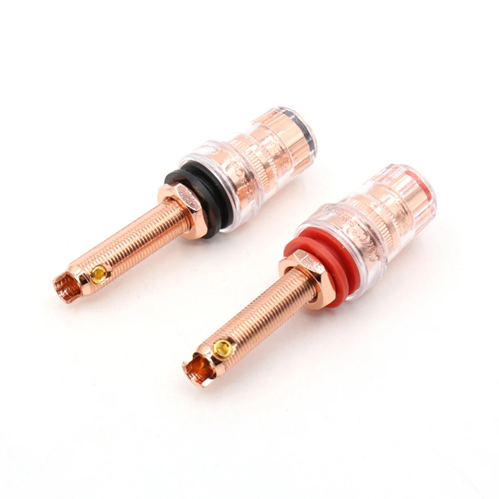 High quality 999.98 copper Binding post Amplifier audio Speaker