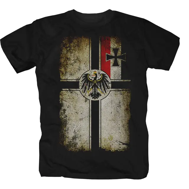 Camiseta Estampado Cuello Camisa Alemania Marina Redondo T Imperio Casa Bandera Nuevo Hombre 2019 Mens IyvYbf6m7g