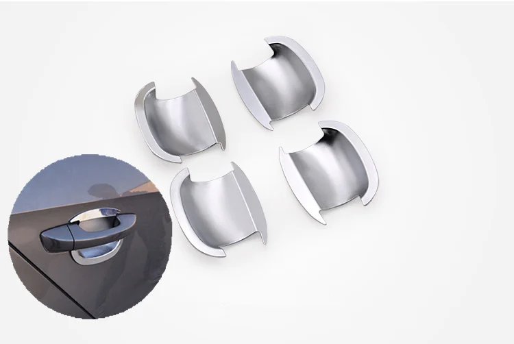 For Volkswagen VW Golf 6 MK6 Skoda SUPERB 2009 2010 2011 2012 New Chrome Car Side Door Handle Cup Bowl Cover Free Drop Shipping |