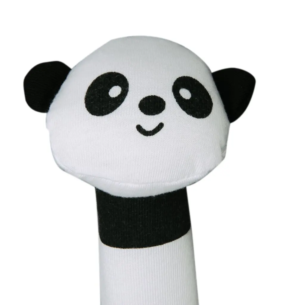 

ABWE shape Panda Fabric squealing sound bar Baby play toys