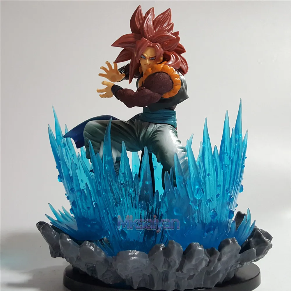 Dragon Ball Z фигурку Gogeta Супер Saiyan 4 Мощность эффект DIY светодиодный свет набор игрушек Dragon Ball Супер Gogeta Гоку фигурка виджиты