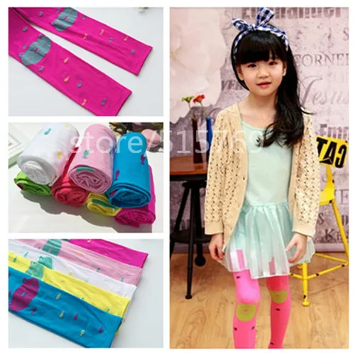 

New Design Velvet Cute Cat and Fish Tights for kids girls Children Step Foot Pantyhose Spring Autumn Stocking Kids Tights