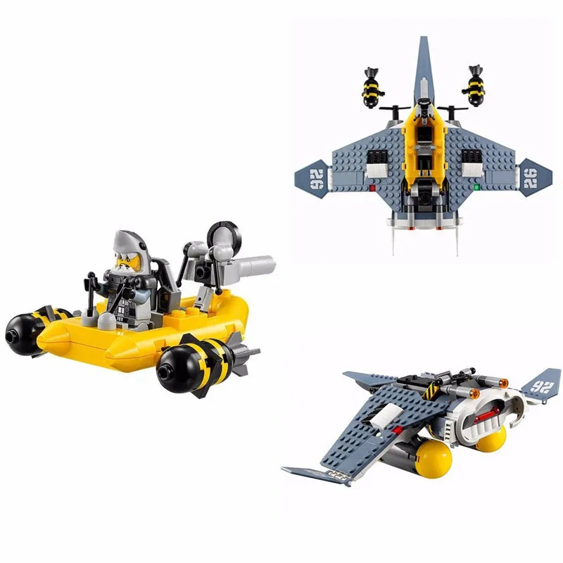 

364pcs Diy The Big Fly Bomber Ninjagoed Manta Ray Building Blocks Compatible With Legoingly Bricks gift Toys For Children