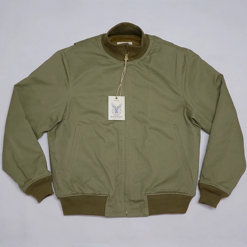 

BOB DONG Retro WW2 Tanker Jacket Plain Version Winter Military Combat Uniform