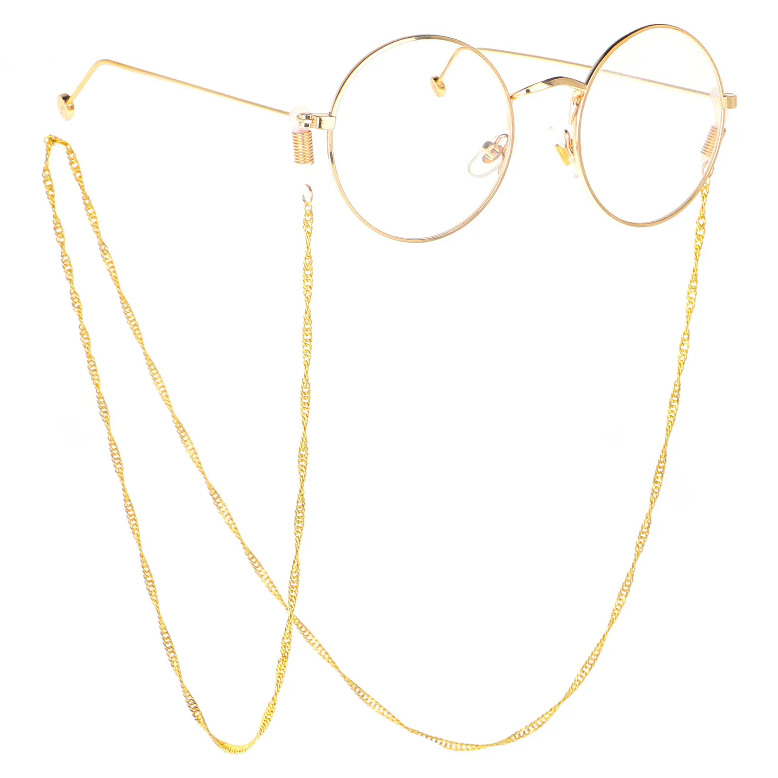 

2019 Fashion Womens Gold Eyeglass Chains Sunglasses Reading Stainless Steel Glasses Chain Eyewears Cord Holder neck strap Rope