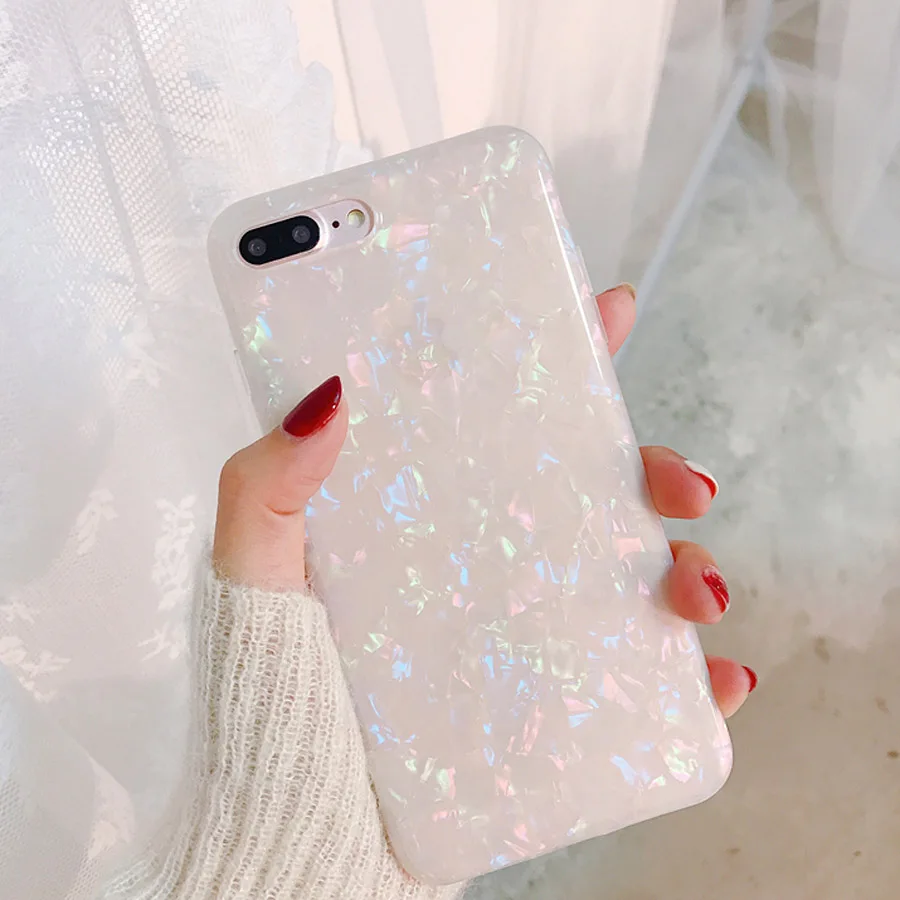 Shining Glitter Phone Case For iPhone 7 8 Plus Dream Shell Pattern Cases For iPhone XR XS Max 6 6S Plus Soft TPU Silicone Cover Shining Glitter Phone Case For iPhone 7 8 Plus Dream Shell Pattern Cases For iPhone XR XS Max 6 6S Plus Soft TPU Silicone Cover