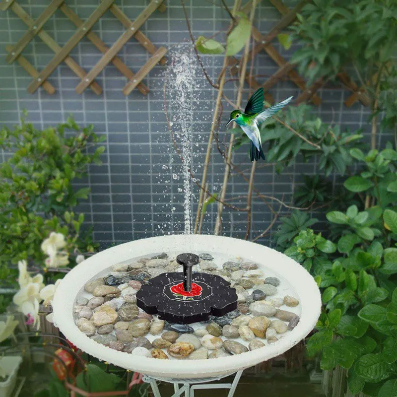 

Solar Garden Floating Fountain Nozzle Bird Bath Beautification for Park Garden Decoration Supplies Water Features
