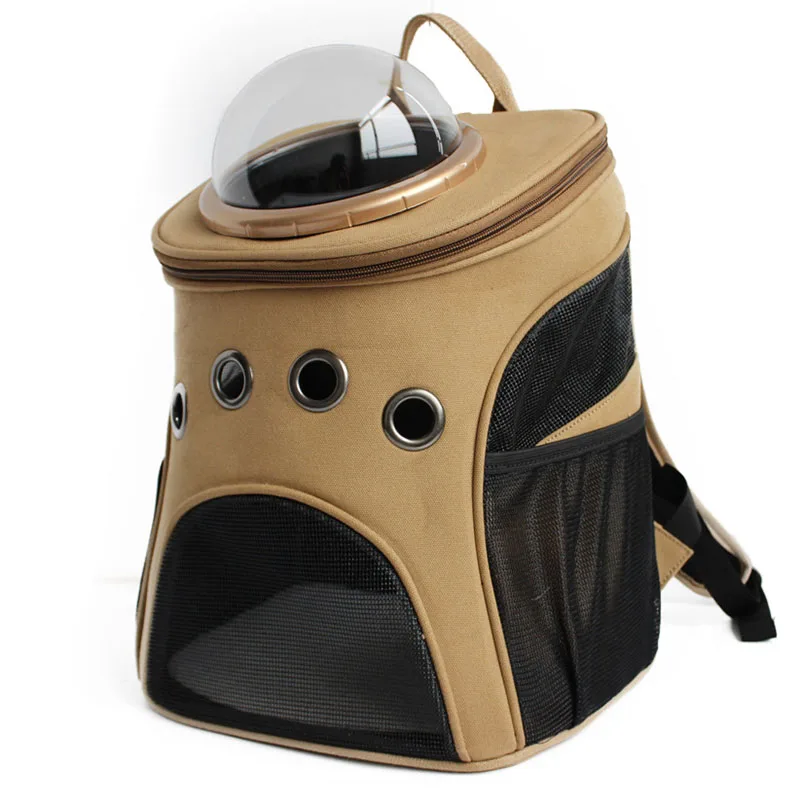 High Quality Canvas Space Capsule Car Cat Backpack Bubble Window for Kitty Puppy Small Dog Carriers Crate Outdoor Travel Bags14