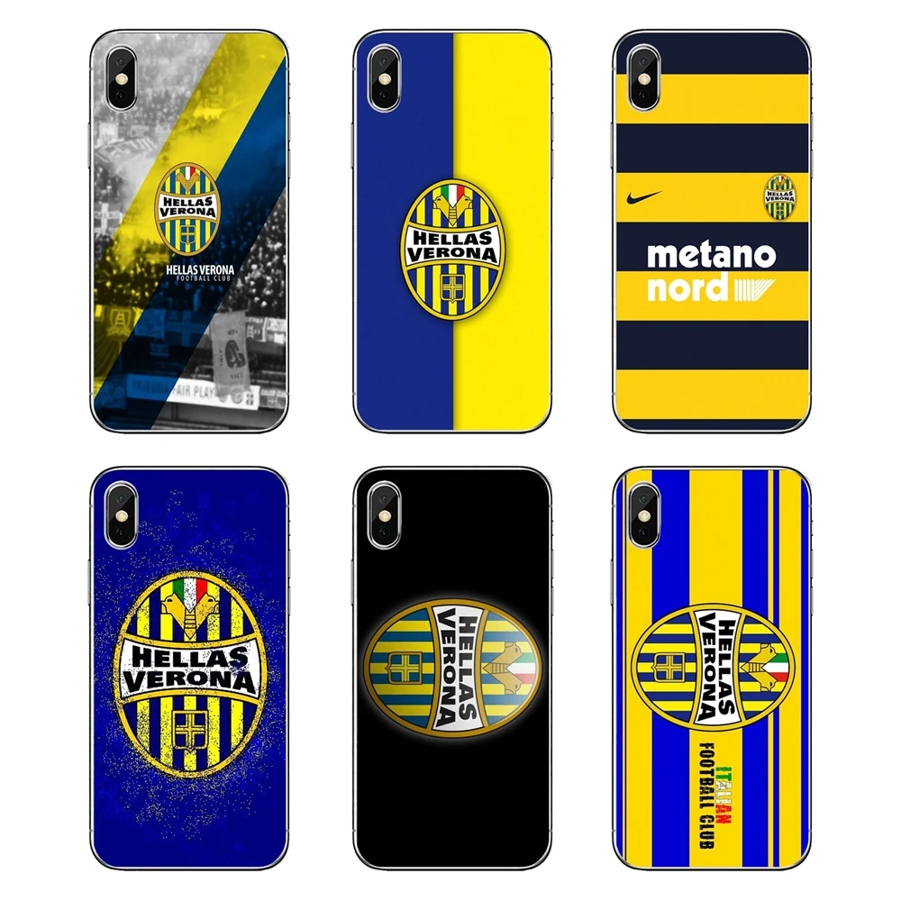 

Soft Transparent Bag Case For Xiaomi Redmi 4X S2 3S Note 3 4 5 6 6A Por Pocophone F1 Mi 6 Italy Hellas Verona Football Club Logo