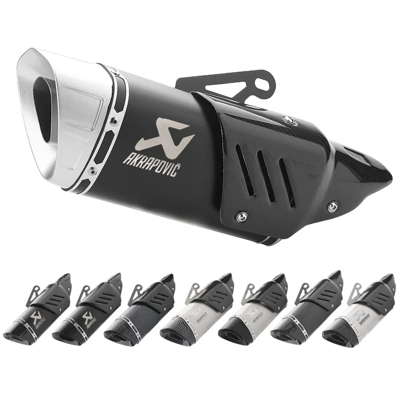 Akrapovic выхлопная универсальная 51 мм Модифицированная мото rcycle труба глушитель для