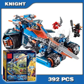 

392pcs Knights Clay's Rumble Blade Jestro Clay 10488 Model Building Blocks Children Brick Nexus Compatible with