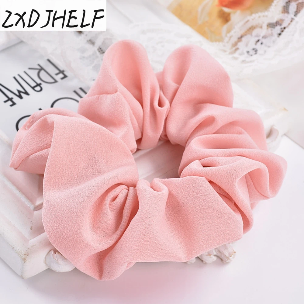 Harga Zxdjhelf Desain Klasik Wanita Rambut Accesorios Pelo Wanita Rambut Ikat Rambut Ekor Kuda Rambut Pemegang Tali Chiffon Headwear F020
