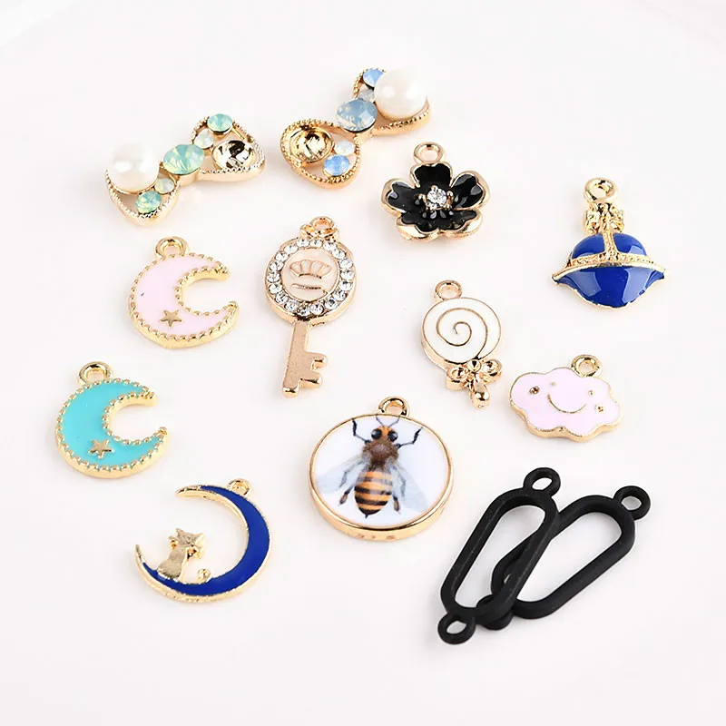DIY handmade Korean jewelry accessories alloy , small pendant , ear