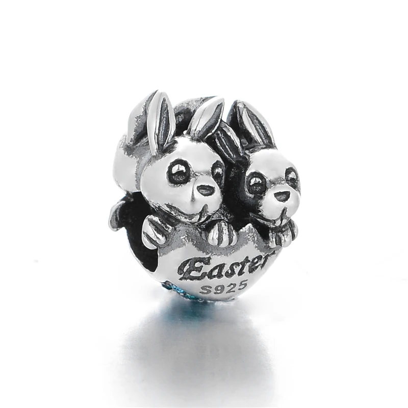 Jewelerrypalace Easter Rabbit 925 Cuentas De Plata Esterlina Jewelerrypalace Easter Rabbit 925 Cuentas De Plata Esterlina