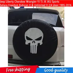 Запасное колесо Крышка с Логотипом Для Jeep Cherokee Liberty Wrangler YJ TJ JK JKU Спортивные Сахары Свободу Рубикон Х Неограниченное Х 2/4 двери