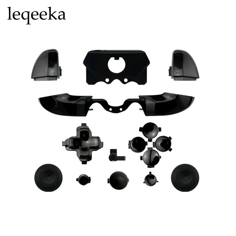 Matte Black Custom for Xbox ONE Controller Buttons Full Mod Kit
