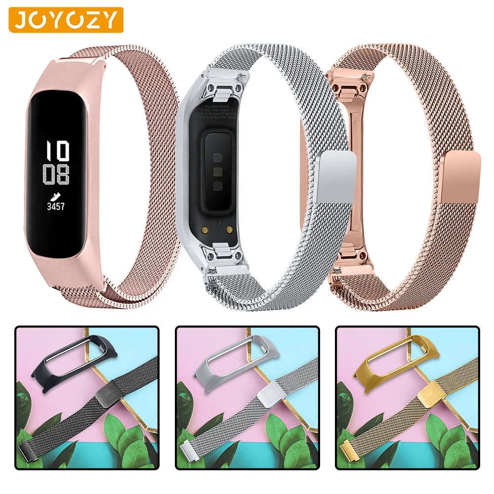 Joyozy медный Золотой Миланский ремешок из нержавеющей стали для samsung SM R375