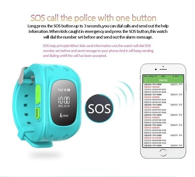 Smart Watch Kid Safe GPS Smartwatch SOS Call Location Finder Locator Tracker for Kid Child Anti Lost Monitor Baby