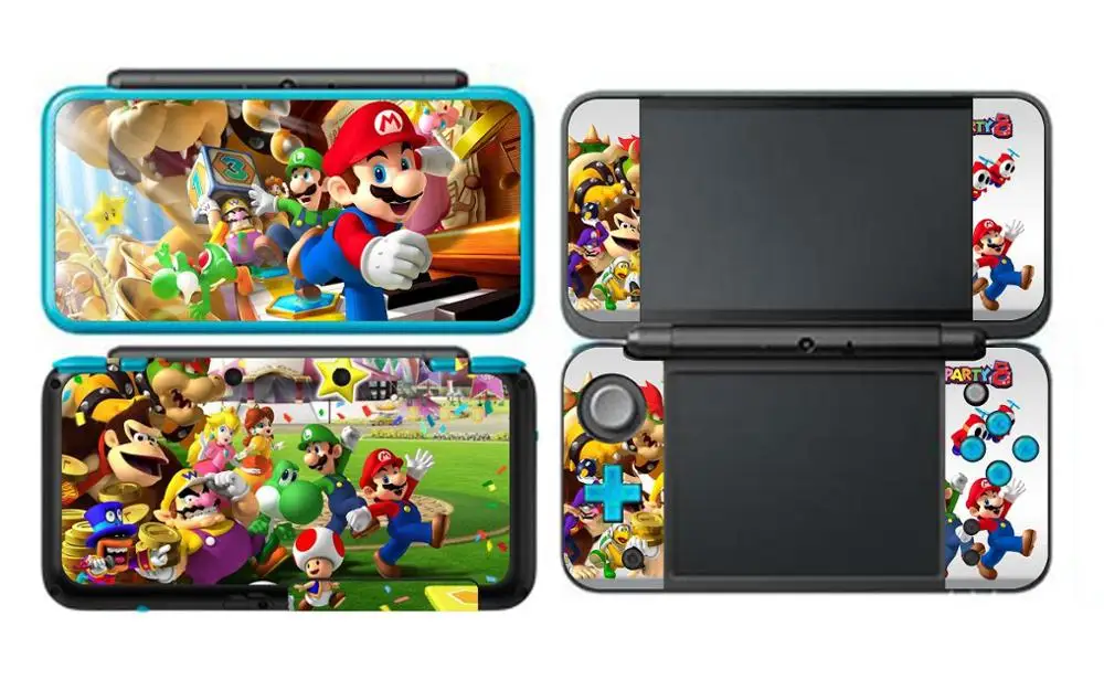 Супер MARI0 виниловая кожа Наклейка протектор для nintendo NEW 2DS XL LL Скины Наклейка s - Цвет: 110