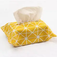 Современный стиль контейнер для ткани хлопок белье диспенсер для бумаги коробка для салфеток ванная комната чехол для салфеток для украшения дома