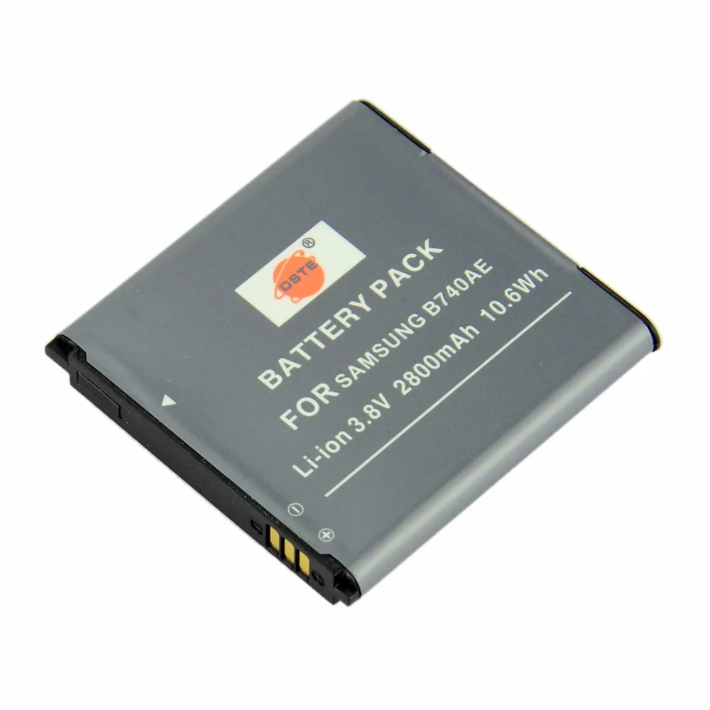

DSTE B740AE Rechargeable Li-ion Battery for Samsung NX Mini0 S4 Zoom NX MINI NX3000 SM-C101 SM-C1010 I939D Camera