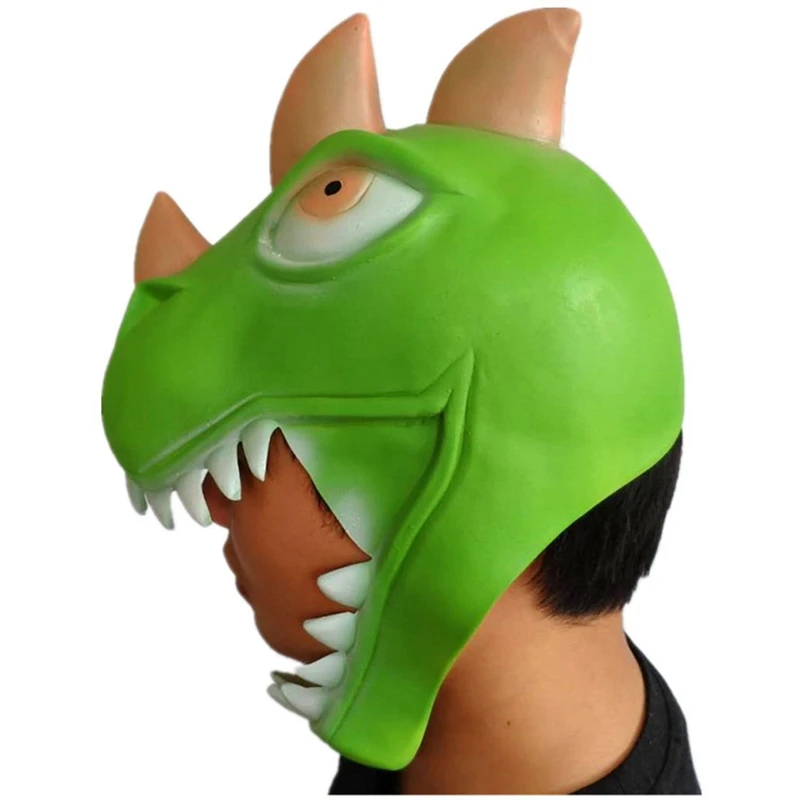 

Game Battle Royale Crocodile Dinosaure Rex Mask Cosplay Costume Masque Latex Full Face Helmet Halloween Cosplay Fortniter Props