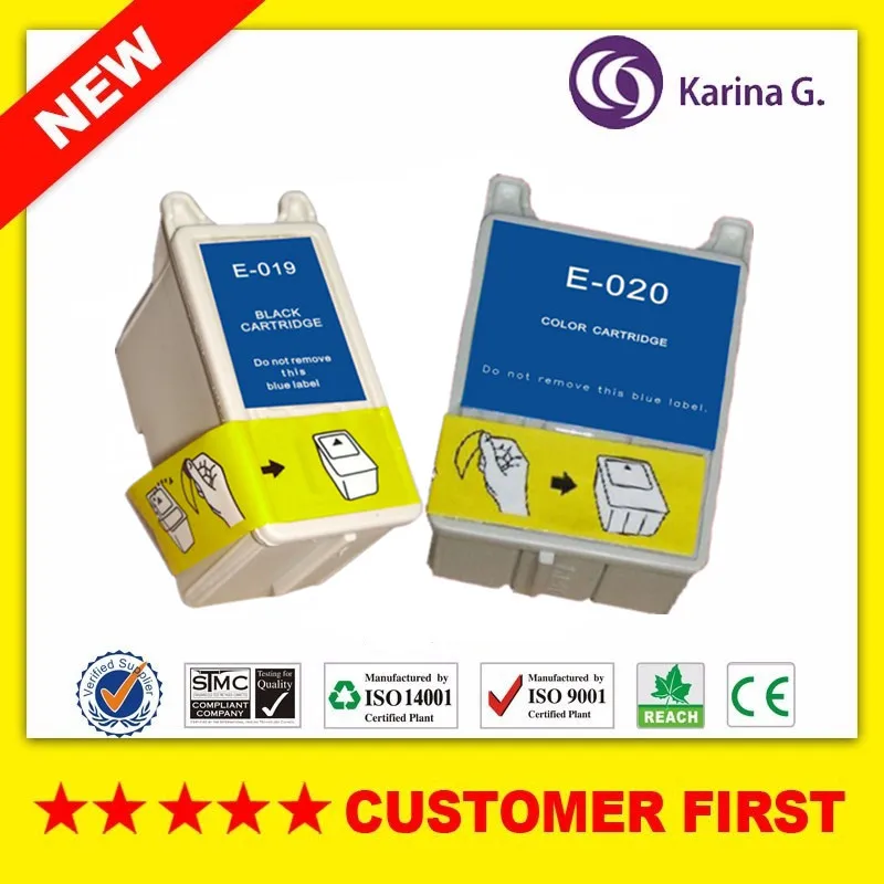 

Compatible For T019 T020 Ink Cartridge suit for Epson Stylus Color 880 880i printer
