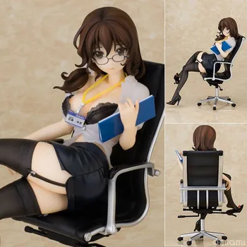 

18CM pvc Japanese sexy anime figure Daiki Hatsumi uki secretary ver action figure collectible model toys brinquedos