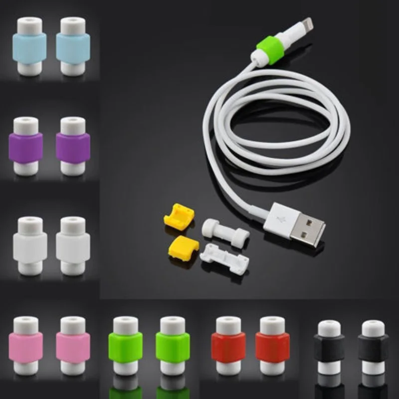 20 Pieces USB Cable Protector Sleeve D2 Mobile Phone