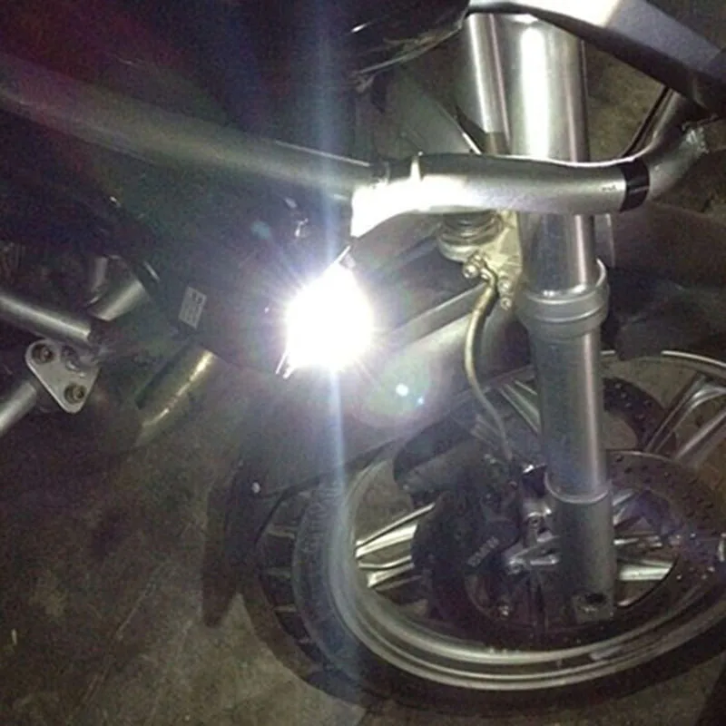2 шт. мотоциклетные U5 светодиодный фары только одна модель Дальний свет motortbike вспомогательной работы lamp12V 125 Вт двигатель DRL Head Фары противотуманные лампы