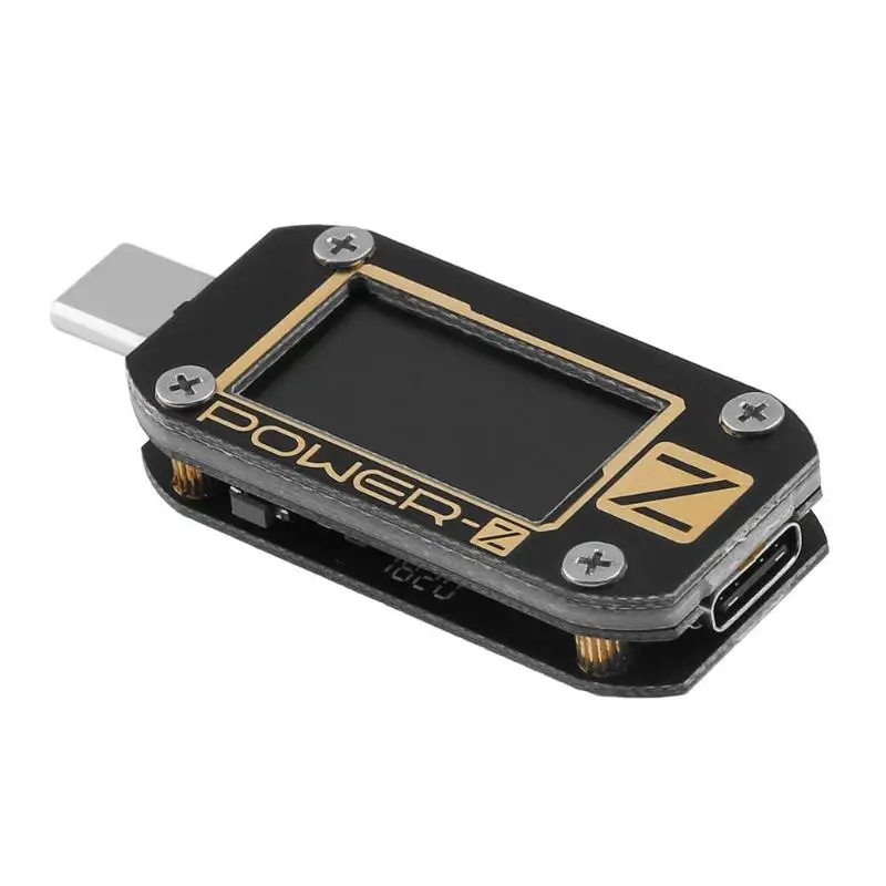 Power-Z PD тестер USB быстрое зарядное устройство Напряжение Ток пульсация двойной тип-c KM001C метр банк питания детектор