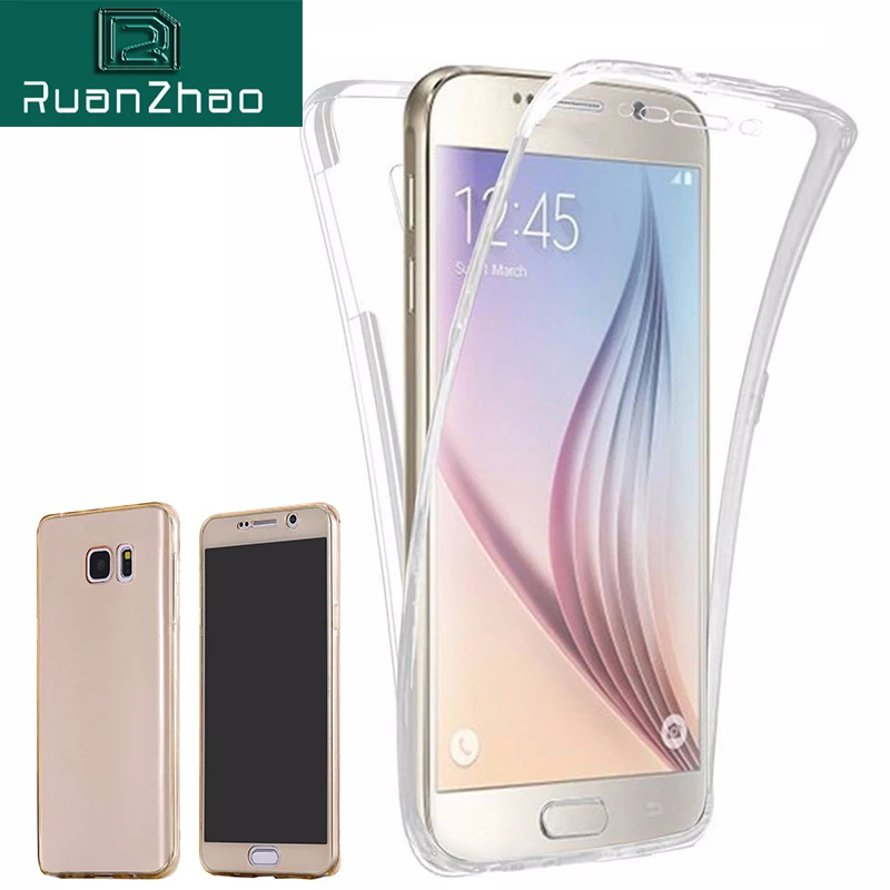 

For Samsung Galaxy A3 A5 A7 2016 J3 J5 J7 2017 Pro Case 360 Full body Soft Silicone TPU case for Galaxy S8 Plus S6 S7 Edge cases