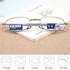 Small Folding Reading Glasses Spring retractable leg Coated Glass  Women Men Fashion Unisex Eyewear +1 1.5 2 2.5 3 3.5 4 ► Photo 2/5
