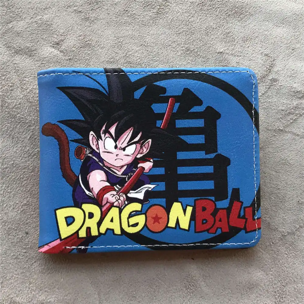 Мужской женский кошелек Dragon Ball Z кошелек молодых студентов аниме модные короткие кошельки мультфильм комикс кошелек доллар цена Otaku подарок - Цвет: as picture