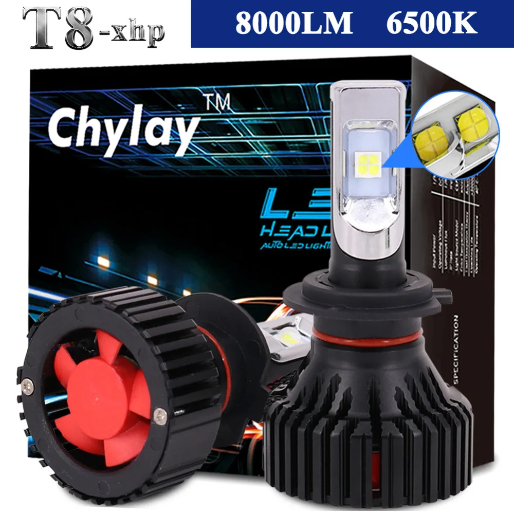 

1set H7 LED Car Headlight XHP50 LED Headlights Bulb 60W 8000LM Automobile headlamp Fog Light 6500k