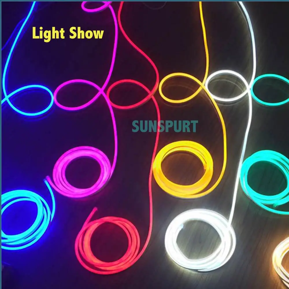 cheap 1 50Meters 2835 EU Plug AC220V LED Light Strip Waterproof IP67 120LEDs M Flexible Neon Light Strip Christmas Outdoor Decoration