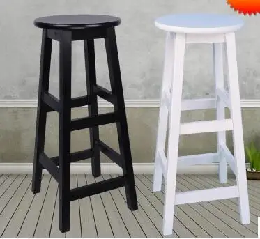 Real wood bar chair. Tall footstool. Bar stool high chair. Round stool Real wood bar chair. Tall footstool. Bar stool high chair. Round stool