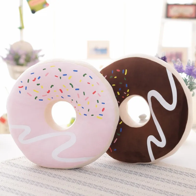 hot Chocolate donuts pillow Office car cushion Sofa cushions pillow