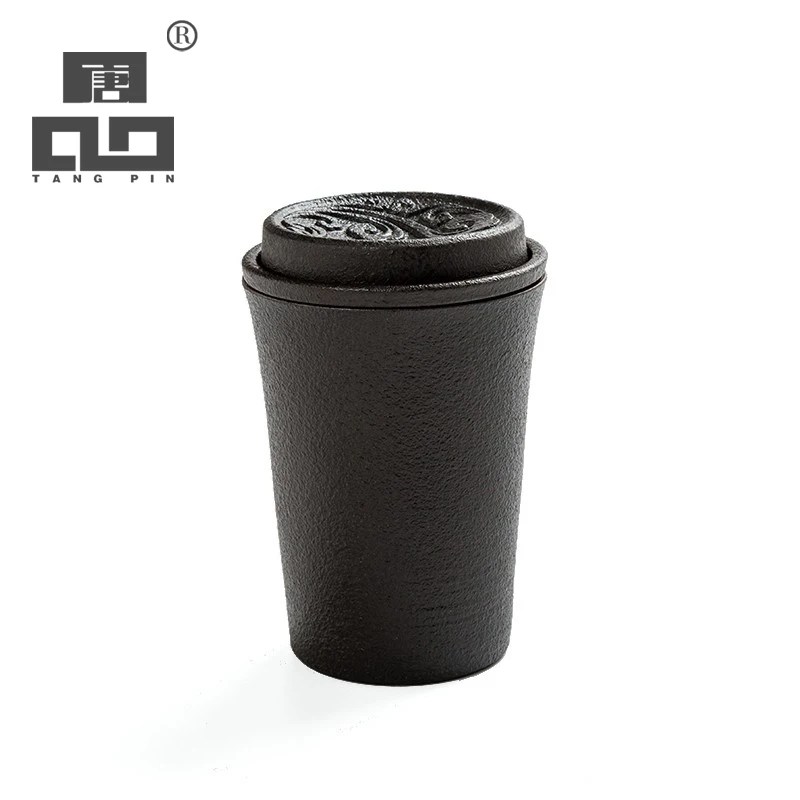 

TANGPIN ceramic tea mugs travel mug with filter ceramic coffee teacup porcelain teapot 240ml